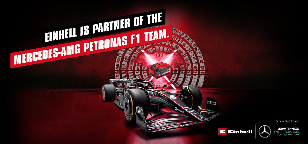 einhell is partner mercedes amg petronas f1 team